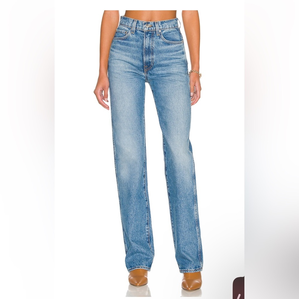 GRLFRND Sara Super High Rise Slim Straight